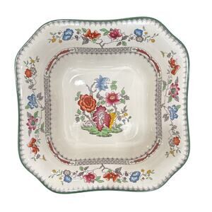 Vintage Spode England Chinese Rose Serving Bowl